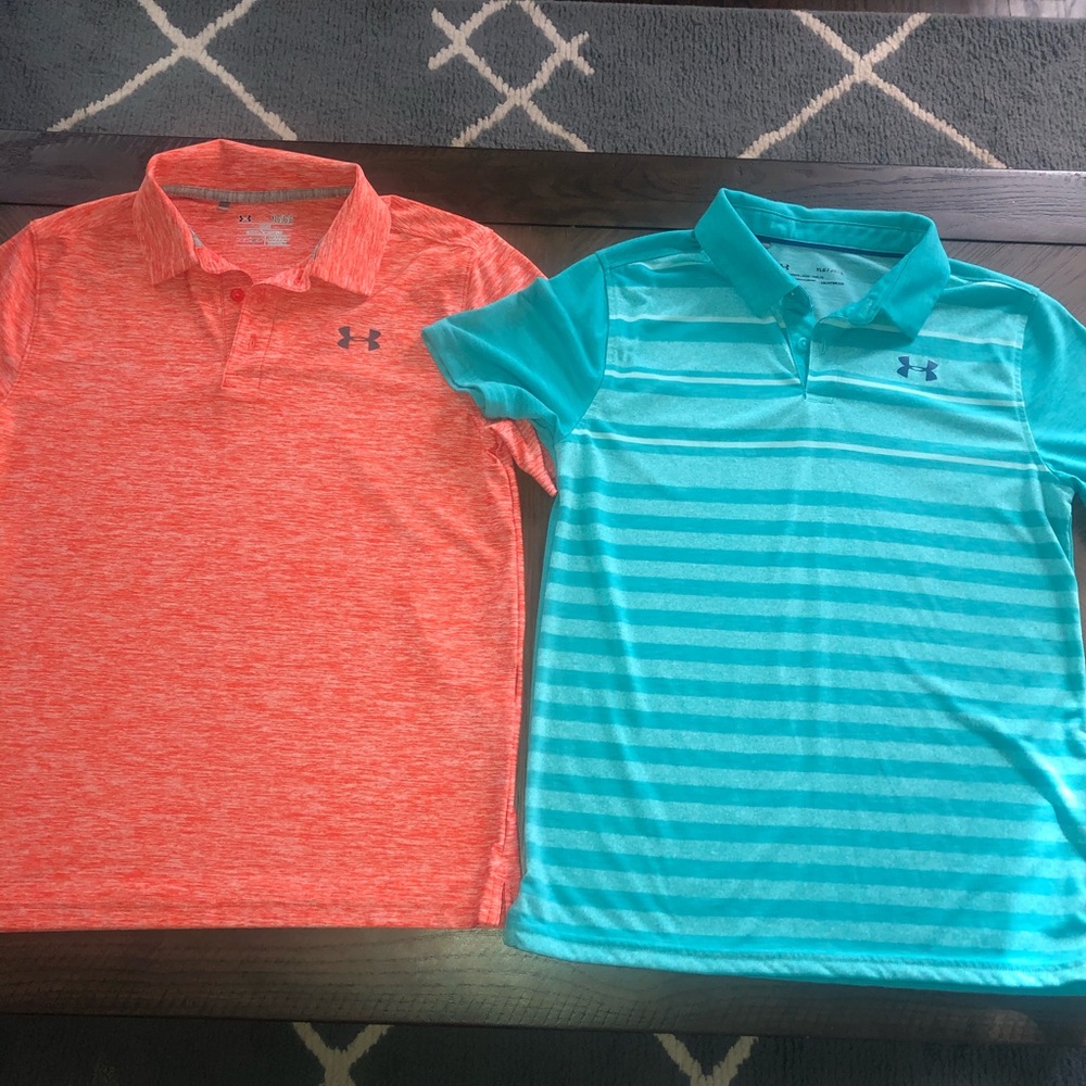 2 Under Armour Boys polo